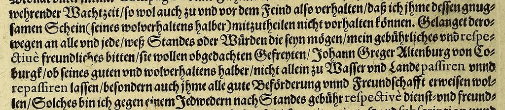 An illustration from Continuatio Americae, das ist: Forsetzung der Historien von der Newen Welt, oder Nidergängischen Indien, waran es auff diese Zeit noch anhero ermangelt. : Darinnen erstlich ein sattsame vnd gründtliche Beschreibung dess Newen Engellandts, welches die Englische das new erfundene Landt nennen, so bisscher noch nicht an Tag kommen. Zum andern, ein aussführlichere Erzehlung von Beschaffenheit der Landtschafften Virginia, Brasilia, Guiana, vnd Insul Bermuda, deren man bisshero schlechte vnd vnvollkommene Wissenschafft gehabt. Drittens, gantz newer aber doch warhafftiger Bericht, von dem bissher noch vnerkanten grossen Theil dess Erdekreises, Terra Australis oder Incognita, daruon noch in keiner Reise Schiffarth meldung beschehen. Sampt allem dem jenigen, was in einer vnd andern beschriebenen Landtschafft, nichts auss gescheiden, denckwürdigs zu sehen, vnd mit Luft vnd Verwunderung anzuhören. Am Ende ist vmb Gleichheit der Materien willen, hierbey gefügt ein weitläufftiger Discurs, wie die Statt S. Saluator vnnd Baia in gewunnen worden. Alles mit beygefügten Kupfferstücken vnd zu gehörigen gantz newen luftigen Landtschafften, erläutert vnd geziert, auch biss auff das 1627. Jahr continuirt, 1627, leaf 144