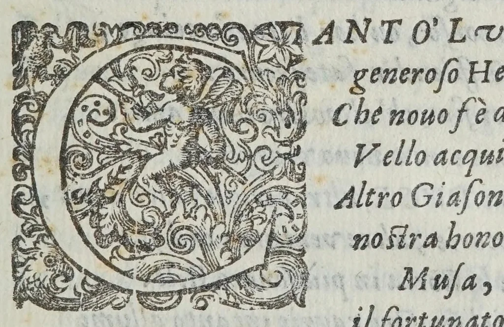 An illustration from Contra l'alchimia, e gli alchimisti palinodia Dell'argonautica, 1606, leaf 39