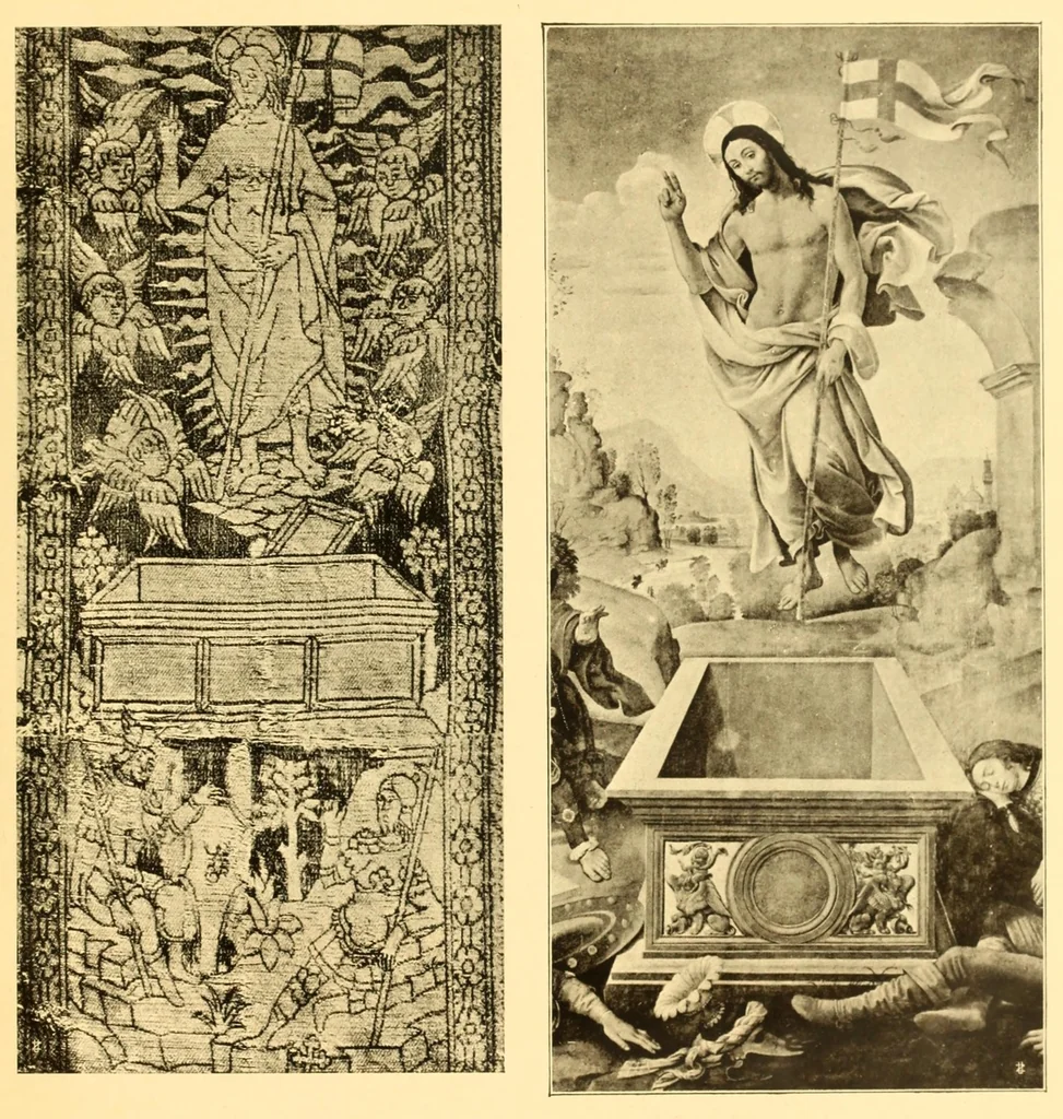 An illustration from Contributi allo studio dell'arte tessile, 1920, leaf 101