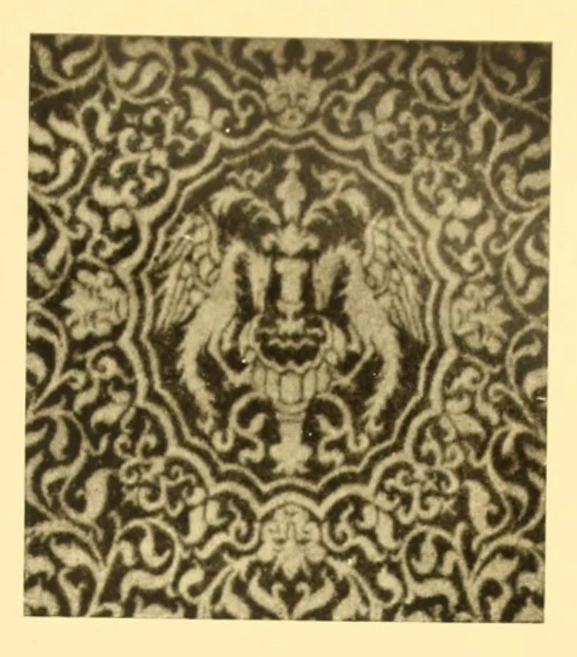 An illustration from Contributi allo studio dell'arte tessile, 1920, leaf 113