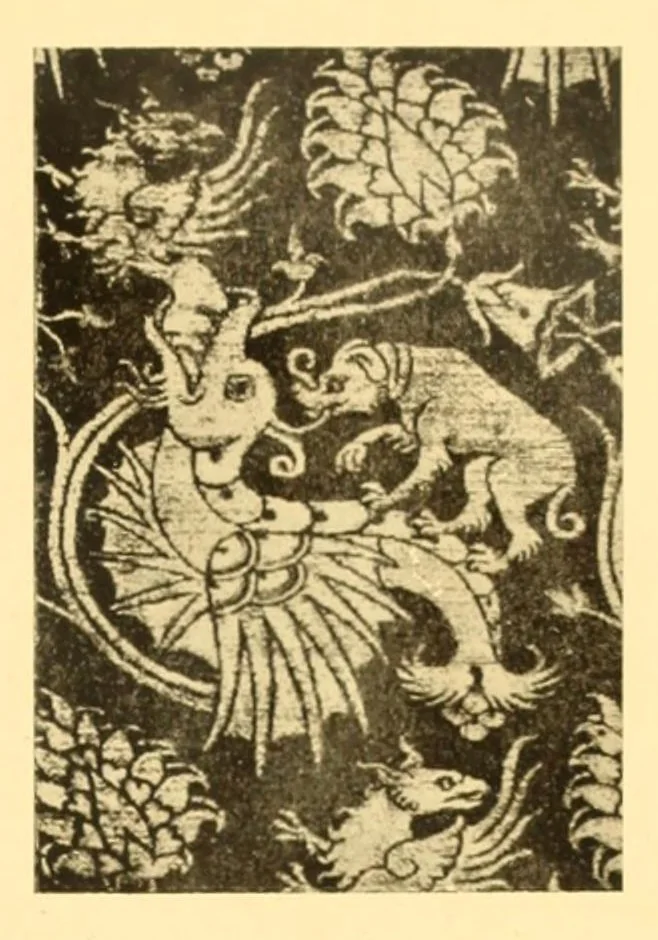 An illustration from Contributi allo studio dell'arte tessile, 1920, leaf 115