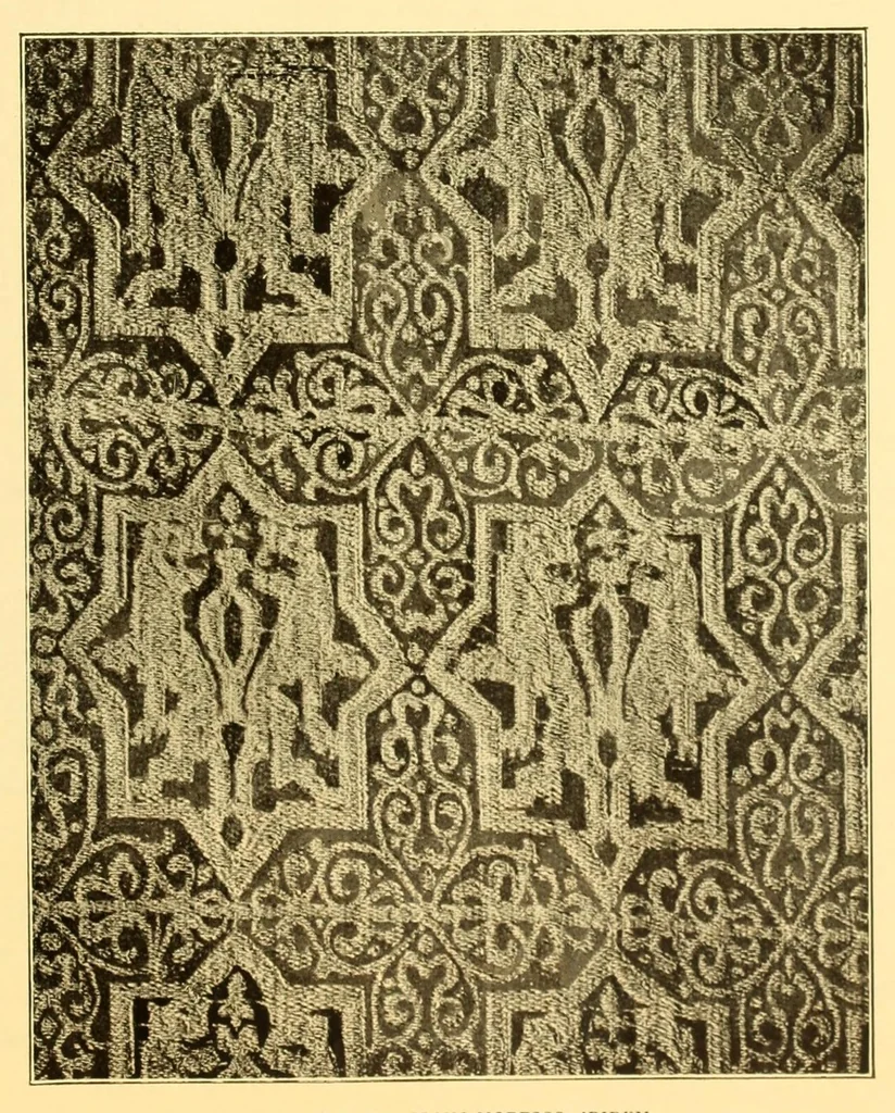 An illustration from Contributi allo studio dell'arte tessile, 1920, leaf 29