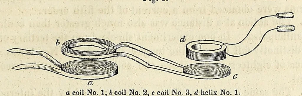 An illustration from Contributions to electricity and magnetism, 1839, leaf 27