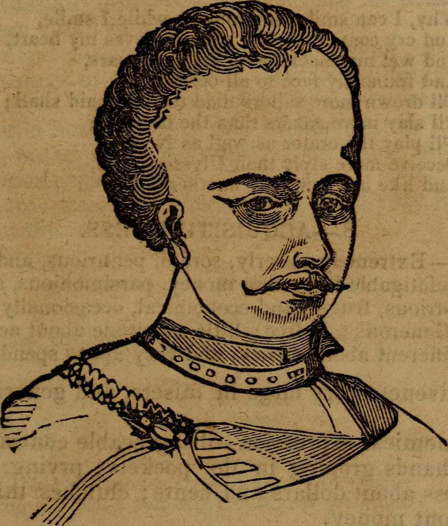 An illustration from Coombs' popular phrenology:, 1865, leaf 42