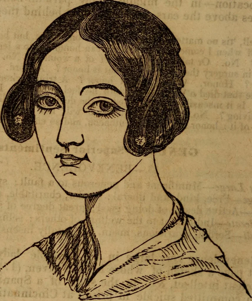 An illustration from Coombs' popular phrenology:, 1865, leaf 49