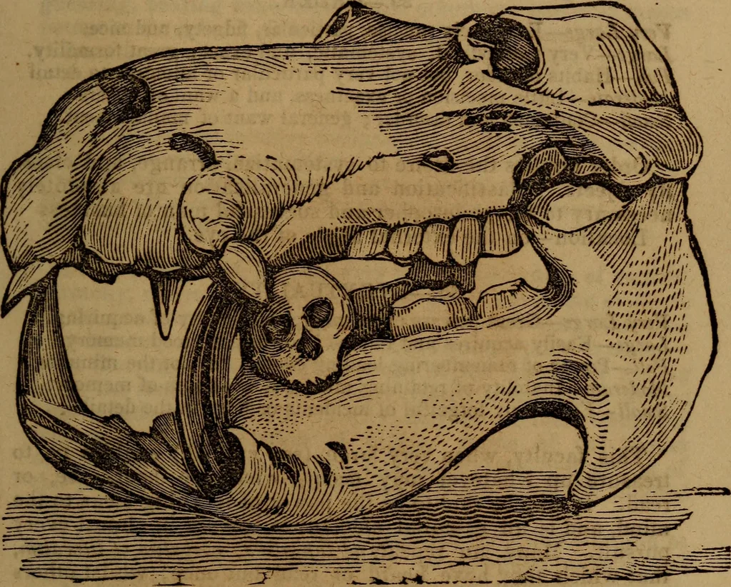 An illustration from Coombs' popular phrenology:, 1865, leaf 68