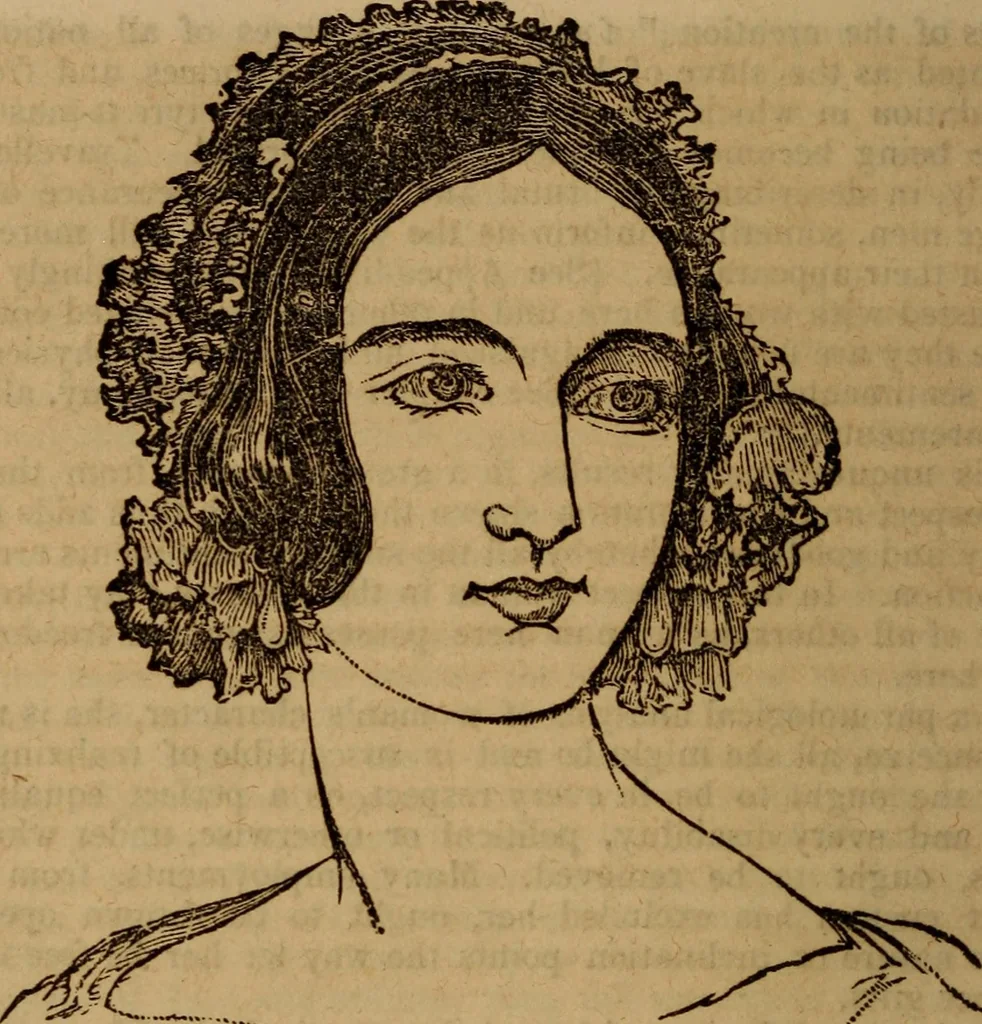 An illustration from Coombs' popular phrenology:, 1865, leaf 97