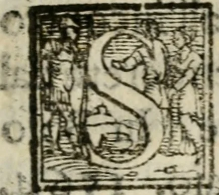 An illustration from Copia d'vna lettera che narra minvtamente la entrata fatta dall'illustrissimo duca Ottauio Farnese, nella magnifica città di Piacenza, 1556, leaf 14