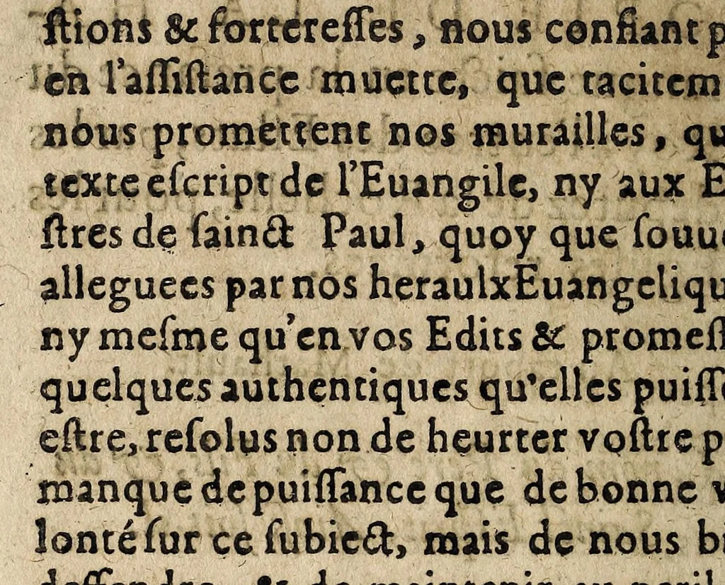 An illustration from Copie de la harangue faitte en la presence du Roy à l'entree des Estats /, 1615, leaf 12