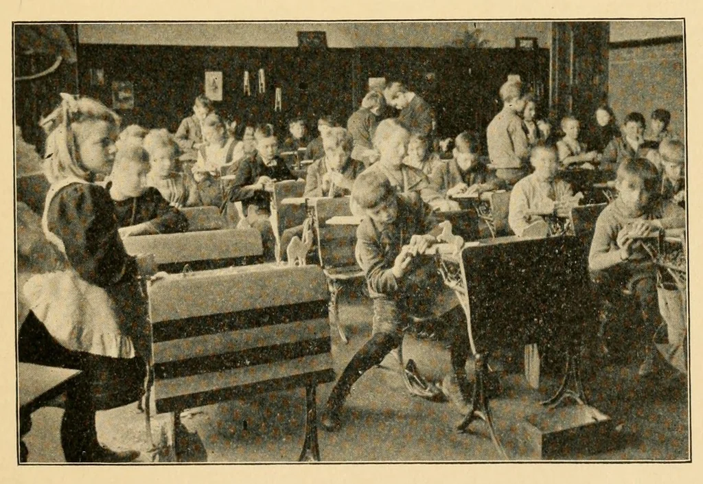 An illustration from Coping saw work, 1909, leaf 23