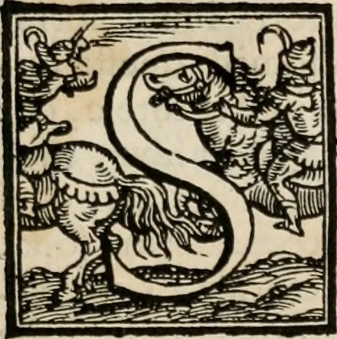 An illustration from Copiosissima parafrase di M. Alessandro Piccolomini, nel primo libro della Retorica d'Aristotele : con la tavola de i capi in quella contenuti, dalli argumenti de i quali potrà il lettore ageuolmente conoscere quanto utile, & necessaria lettione se gli appresenti, 1565, leaf 12