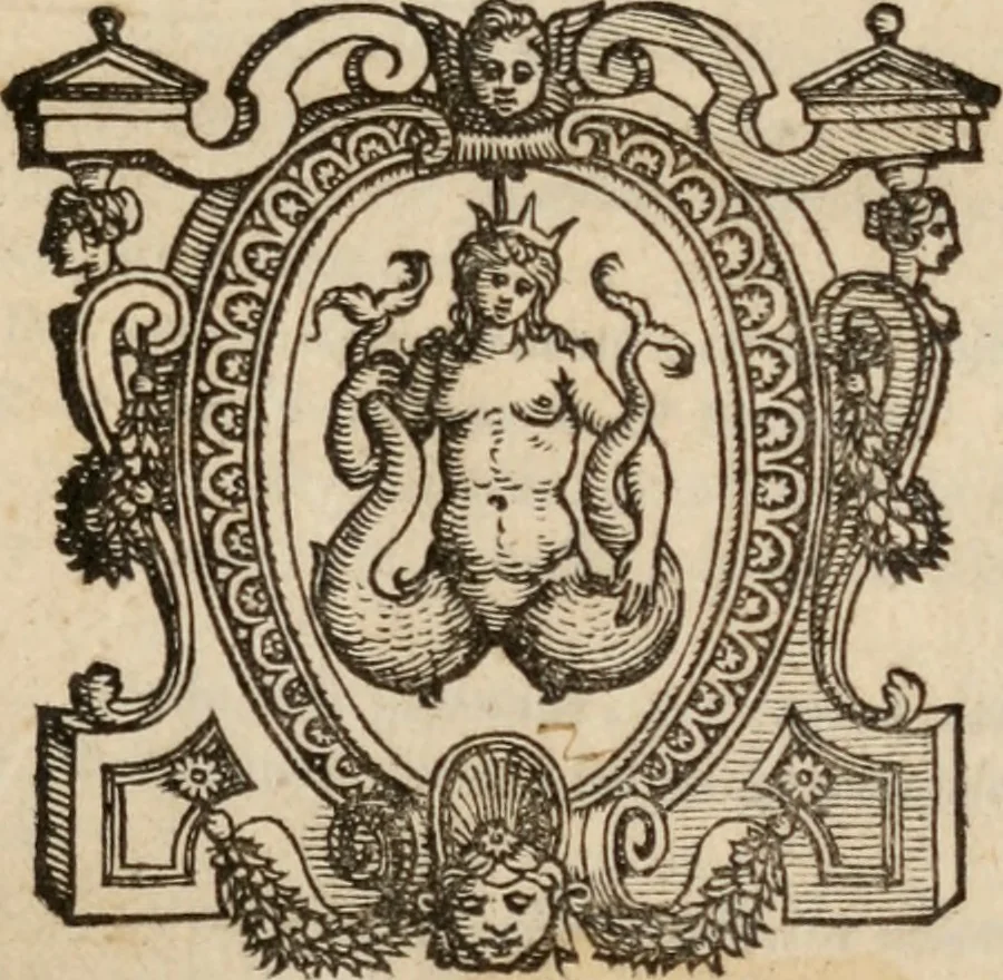 An illustration from Copiosissima parafrase di M. Alessandro Piccolomini, nel primo libro della Retorica d'Aristotele : con la tavola de i capi in quella contenuti, dalli argumenti de i quali potrà il lettore ageuolmente conoscere quanto utile, & necessaria lettione se gli appresenti, 1565, leaf 4