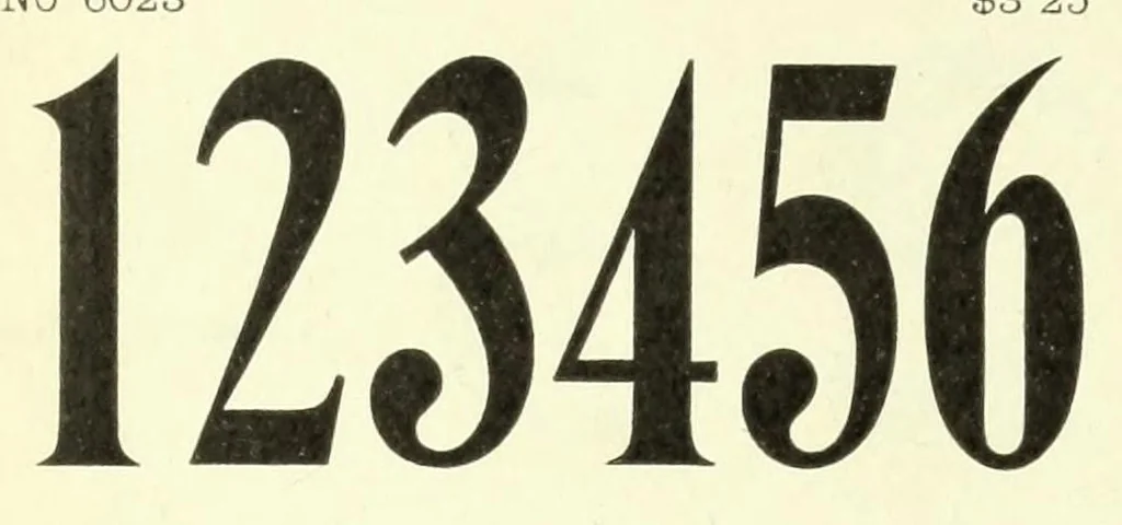 An illustration from Copper alloy type book, comprising newspaper, book, and display types, borders and ornaments : also brass rules, dashes, etc, 1901, leaf 374