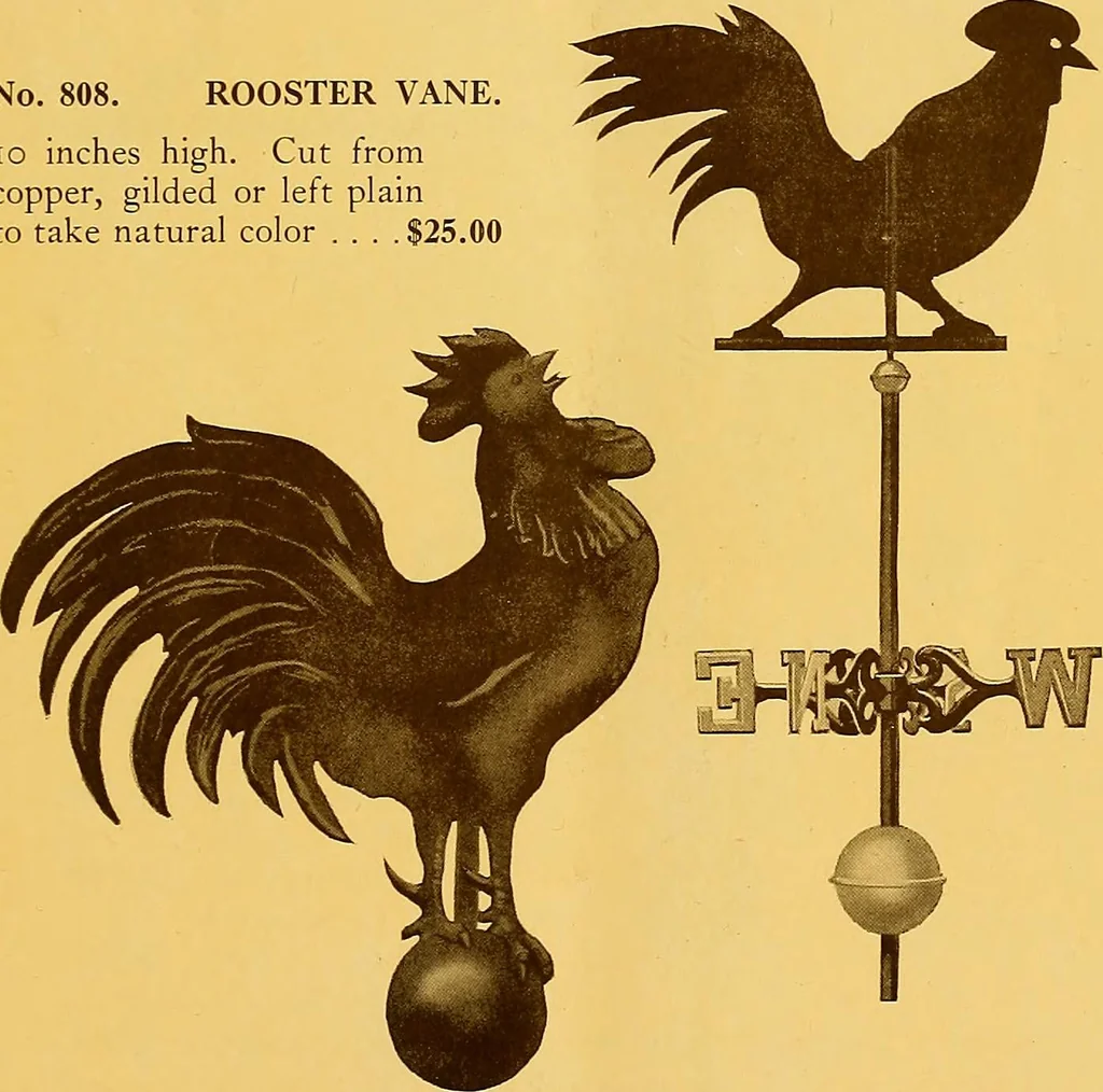 An illustration from Copper weather vanes., 1921, leaf 12