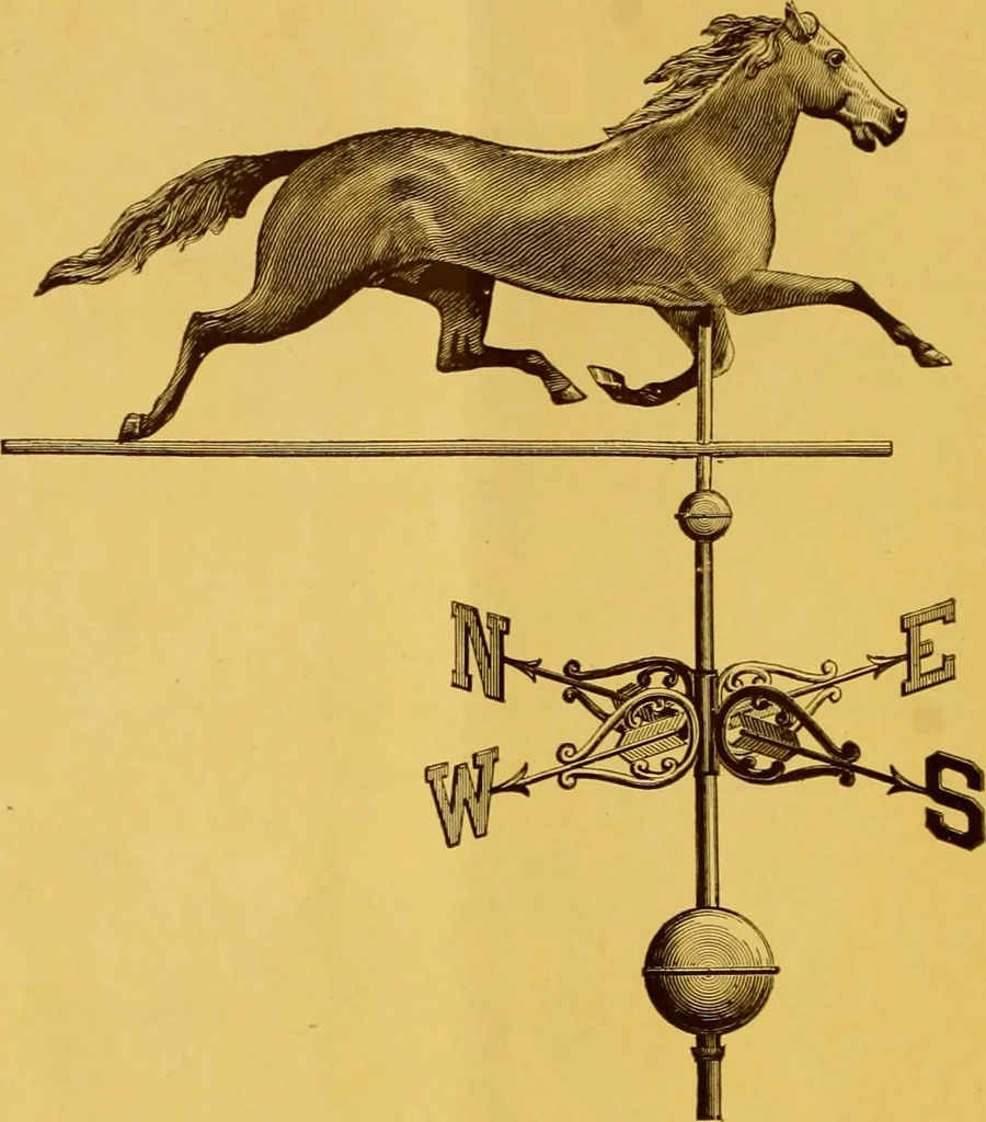 An illustration from Copper weather vanes., 1921, leaf 15
