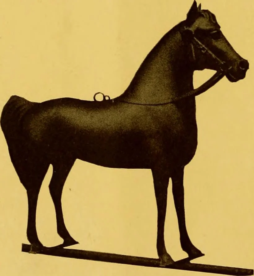 An illustration from Copper weather vanes., 1921, leaf 17