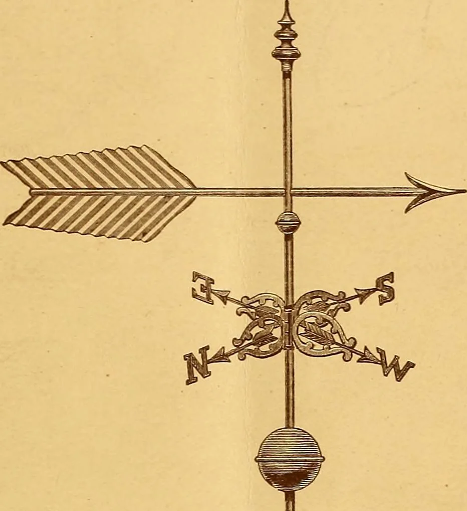 An illustration from Copper weather vanes., 1921, leaf 6