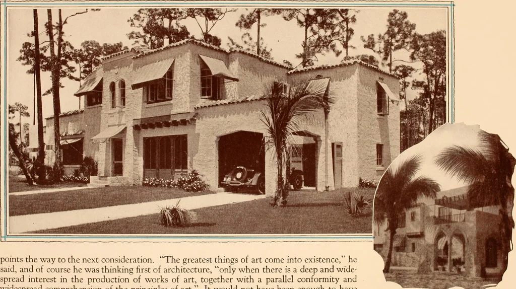 An illustration from Coral Gables homes, Miami, Florida / [George E. Merrick], 1920, leaf 16