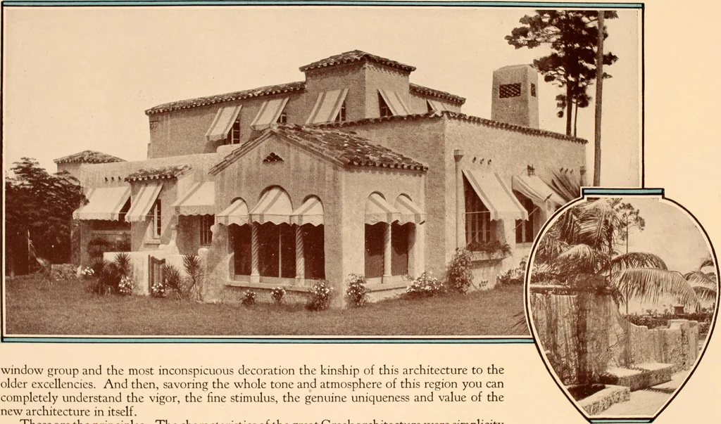 An illustration from Coral Gables homes, Miami, Florida / [George E. Merrick], 1920, leaf 22