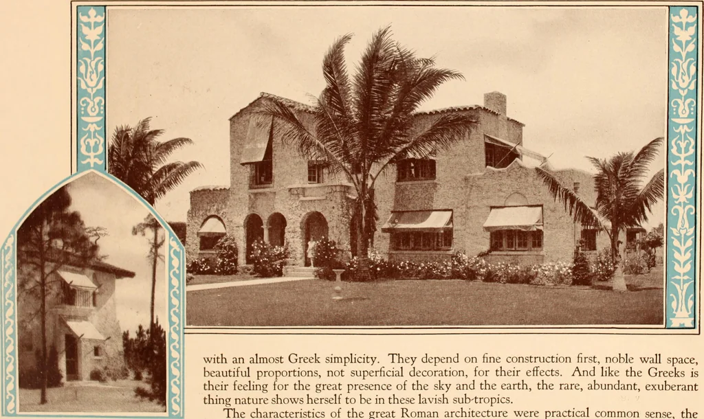 An illustration from Coral Gables homes, Miami, Florida / [George E. Merrick], 1920, leaf 23
