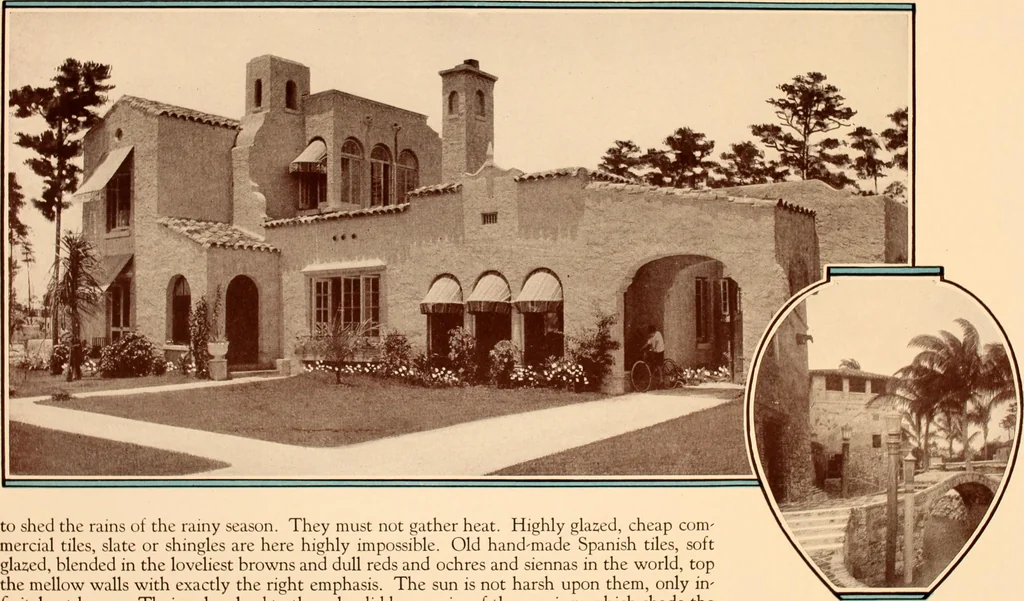 An illustration from Coral Gables homes, Miami, Florida / [George E. Merrick], 1920, leaf 30