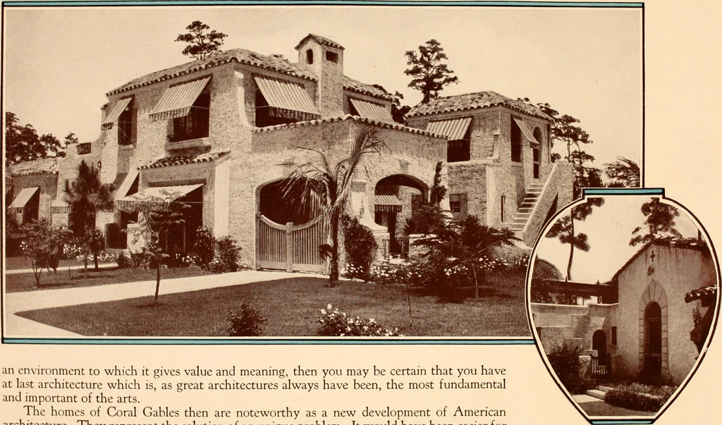 An illustration from Coral Gables homes, Miami, Florida / [George E. Merrick], 1920, leaf 6