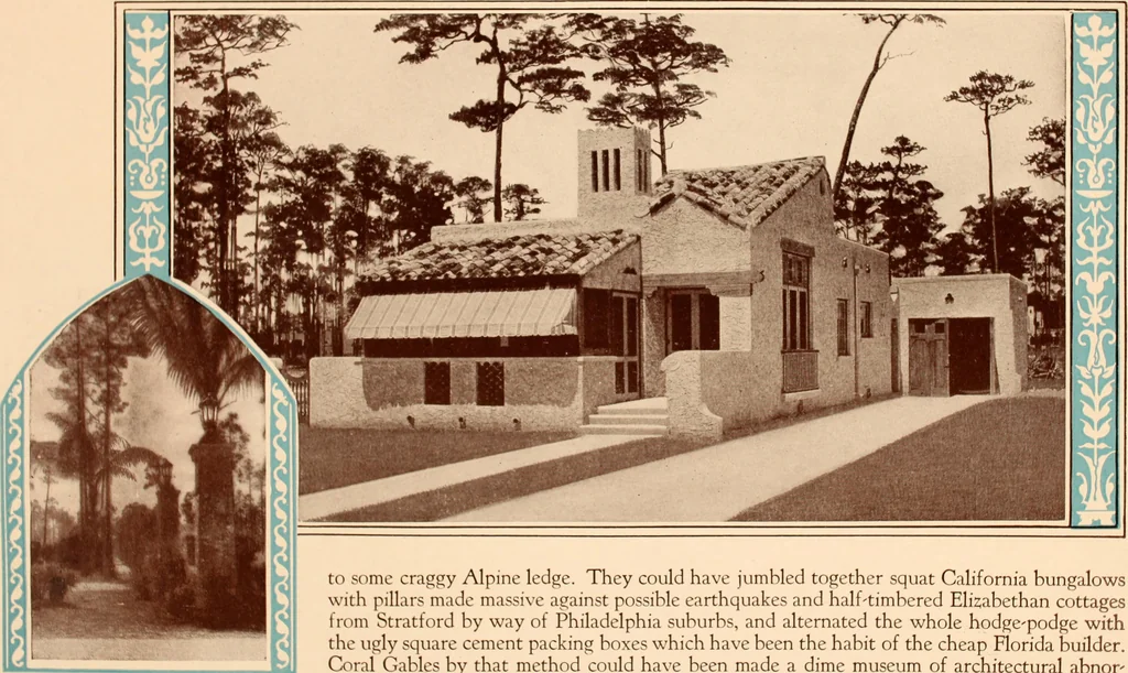 An illustration from Coral Gables homes, Miami, Florida / [George E. Merrick], 1920, leaf 7