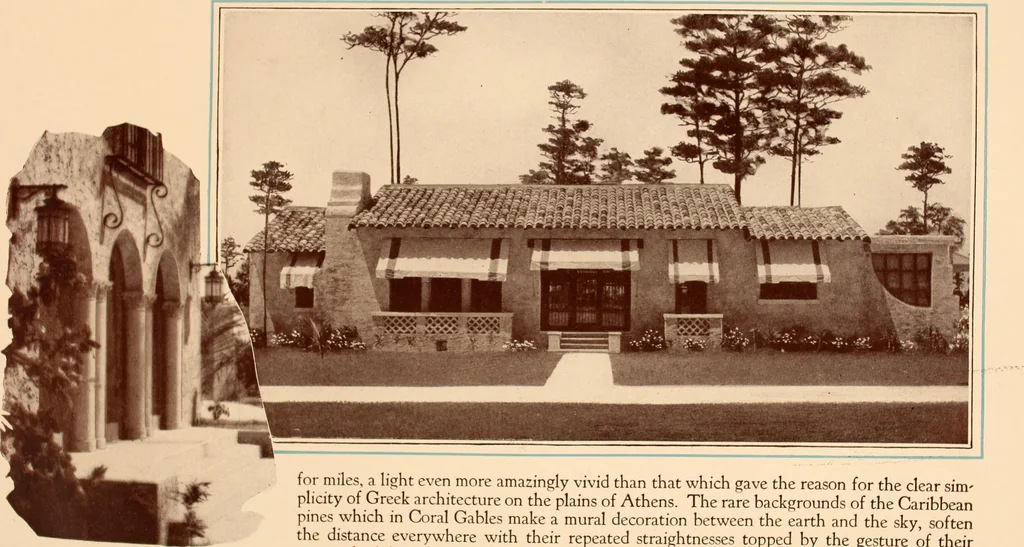 An illustration from Coral Gables homes, Miami, Florida / [George E. Merrick], 1920, leaf 9