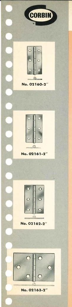 An illustration from Corbin Cabinet Locks 1964, 1964, leaf 147
