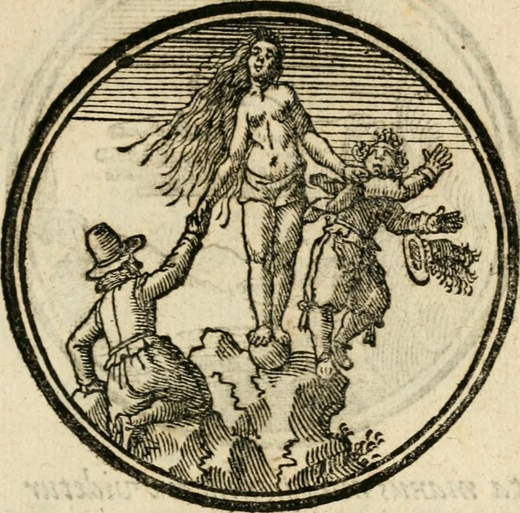 An illustration from Cornelii Giselberti Plempii Amsterodamum monogrammon, 1616, leaf 132