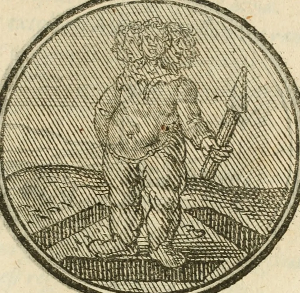 An illustration from Cornelii Giselberti Plempii Amsterodamum monogrammon, 1616, leaf 140