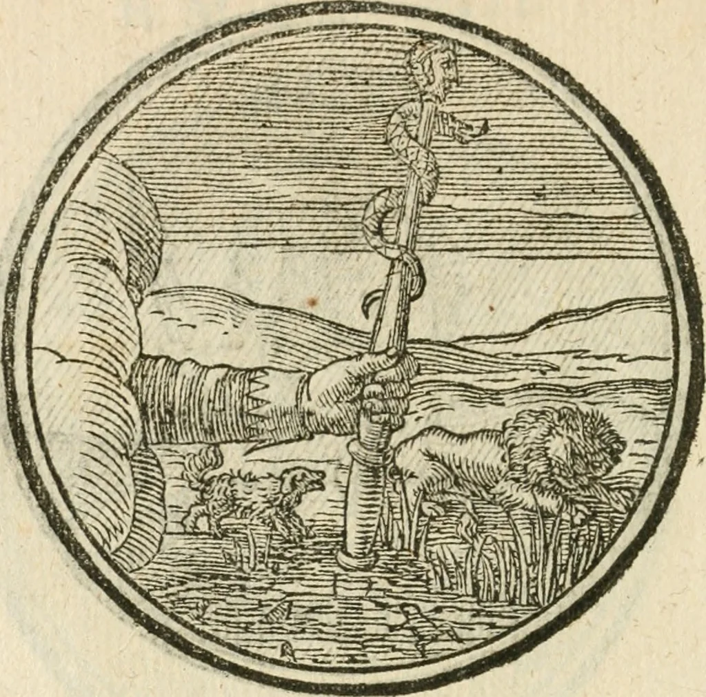 An illustration from Cornelii Giselberti Plempii Amsterodamum monogrammon, 1616, leaf 141