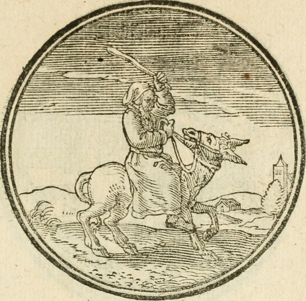 An illustration from Cornelii Giselberti Plempii Amsterodamum monogrammon, 1616, leaf 144