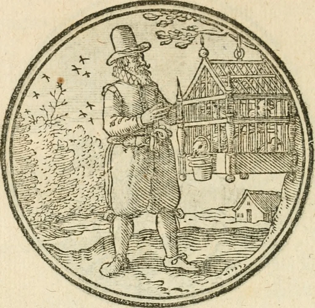 An illustration from Cornelii Giselberti Plempii Amsterodamum monogrammon, 1616, leaf 145