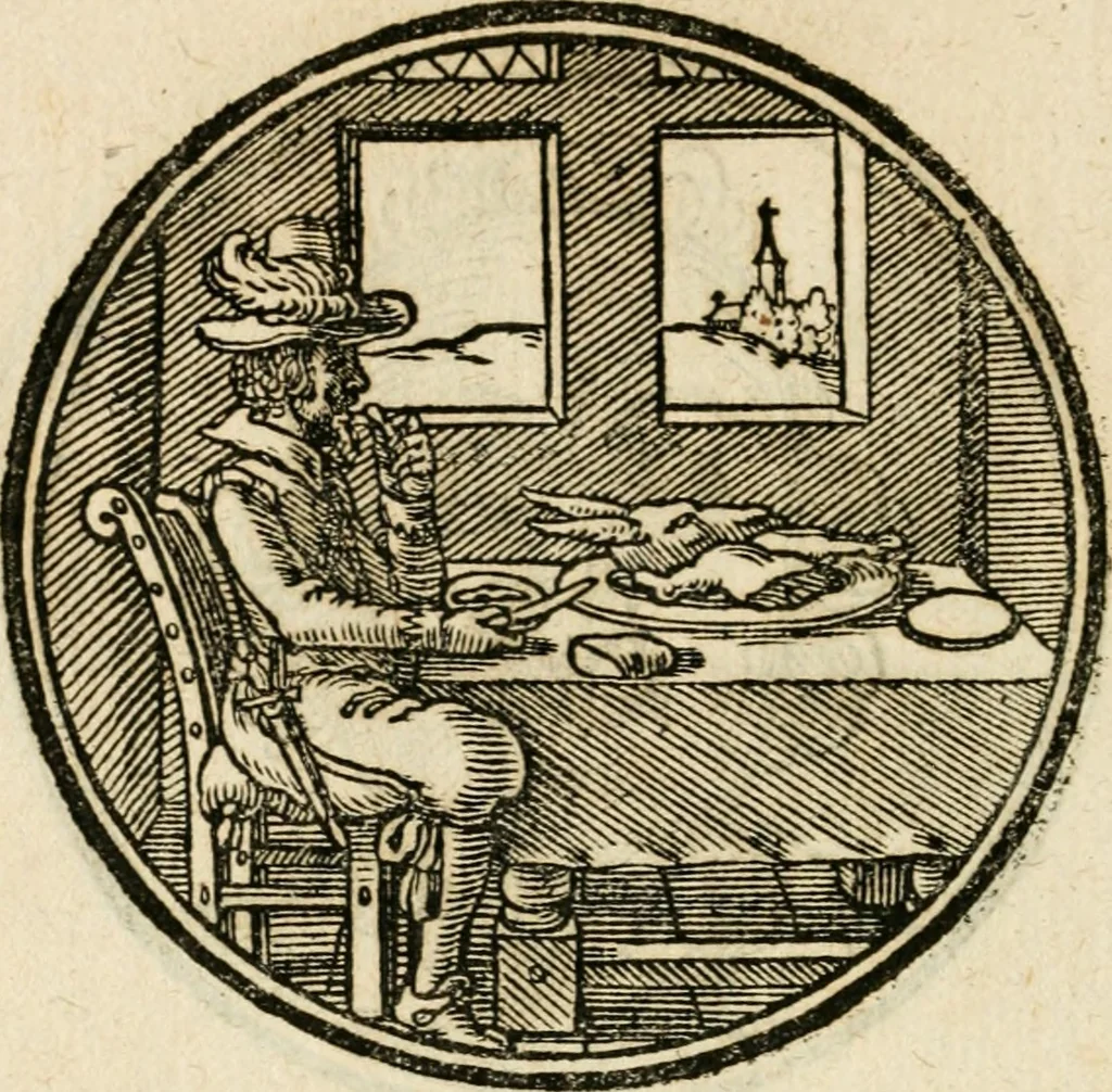 An illustration from Cornelii Giselberti Plempii Amsterodamum monogrammon, 1616, leaf 147