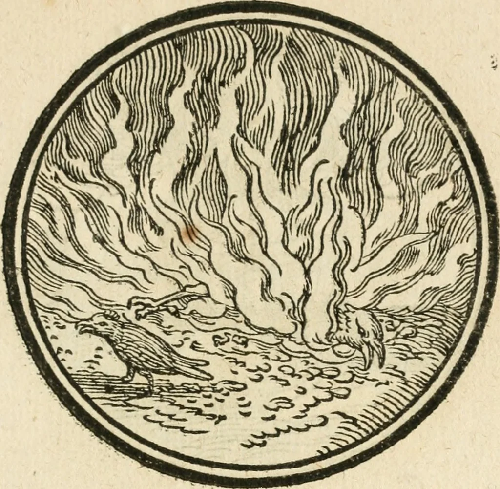 An illustration from Cornelii Giselberti Plempii Amsterodamum monogrammon, 1616, leaf 156