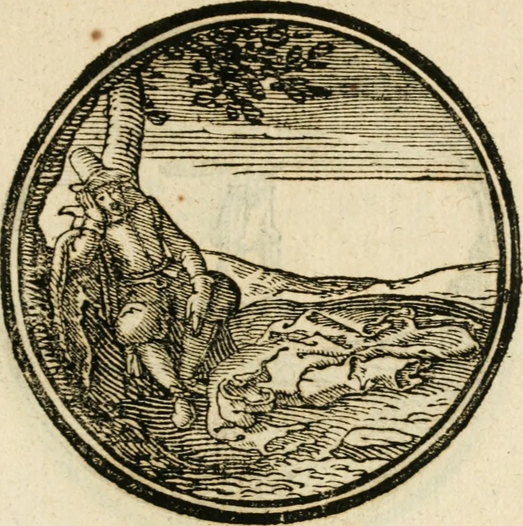 An illustration from Cornelii Giselberti Plempii Amsterodamum monogrammon, 1616, leaf 166