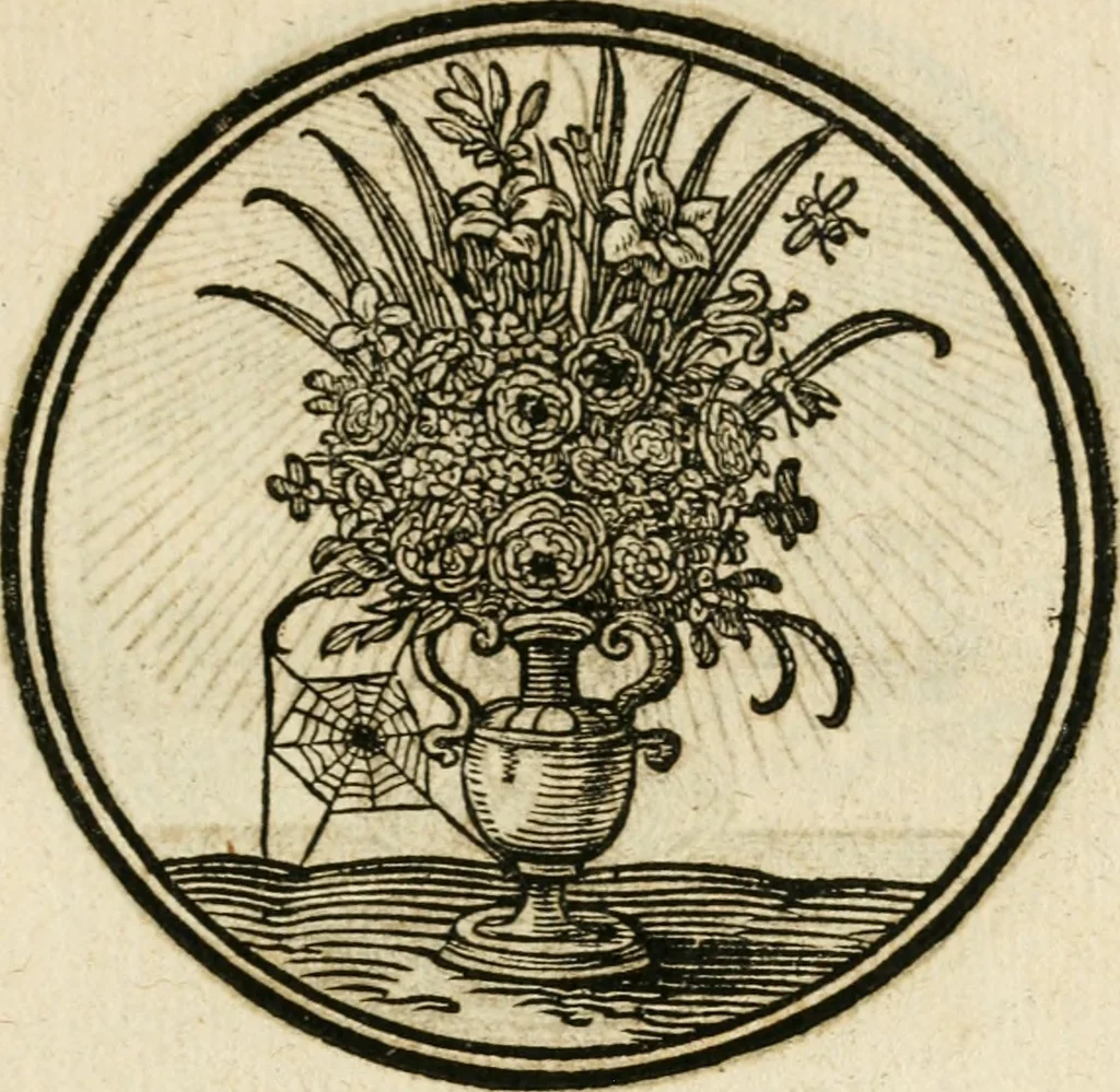 An illustration from Cornelii Giselberti Plempii Amsterodamum monogrammon, 1616, leaf 180