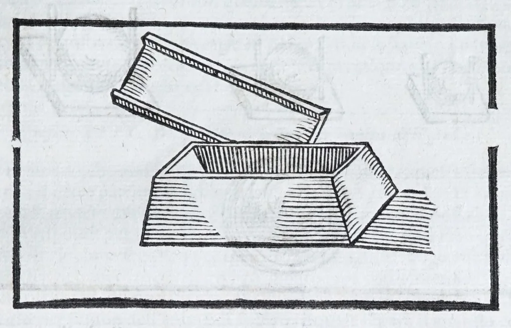 An illustration from Corona e palma militare di artiglieria et fortificationi : nellaquale si tratta dell'inuentione di essa, e dell'operare nelle fattioni da terra e mare, fuochi artificiati da giuoco e guerra, & d'vn nuouo instrumento per misurare distanze : con vn trattato della fortificatione moderna, e delli errori scoperti nelle fortezze antiche : tutto à proposito per detto essercitio dell'artiglieria, con dissegni apparenti & intelligibili, 1647, leaf 69