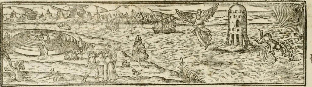An illustration from Corona imperiale dell' architettura militare, 1618, leaf 281