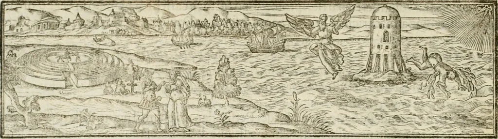 An illustration from Corona imperiale dell' architettura militare, 1618, leaf 303