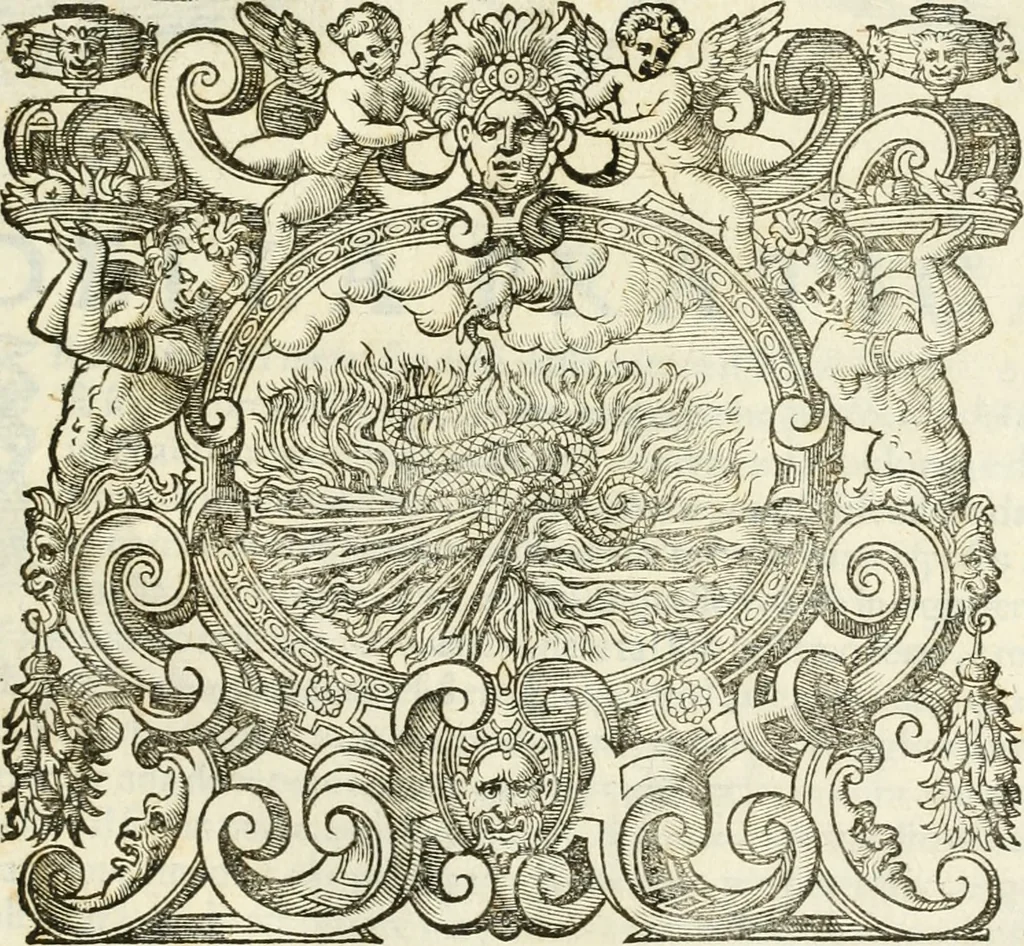 An illustration from Corona imperiale dell' architettura militare, 1618, leaf 320