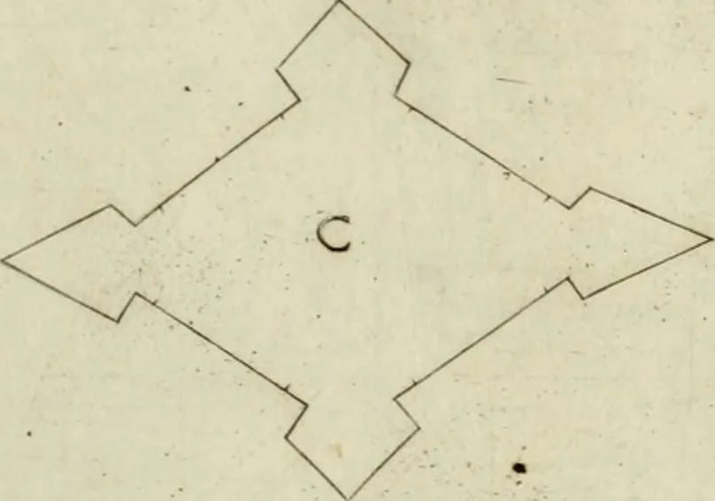 An illustration from Corona imperiale dell' architettura militare, 1618, leaf 367