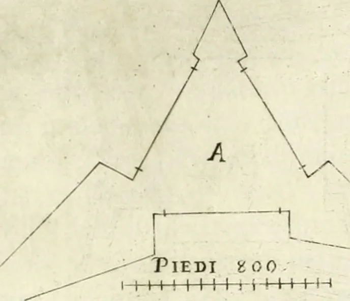 An illustration from Corona imperiale dell' architettura militare, 1618, leaf 368