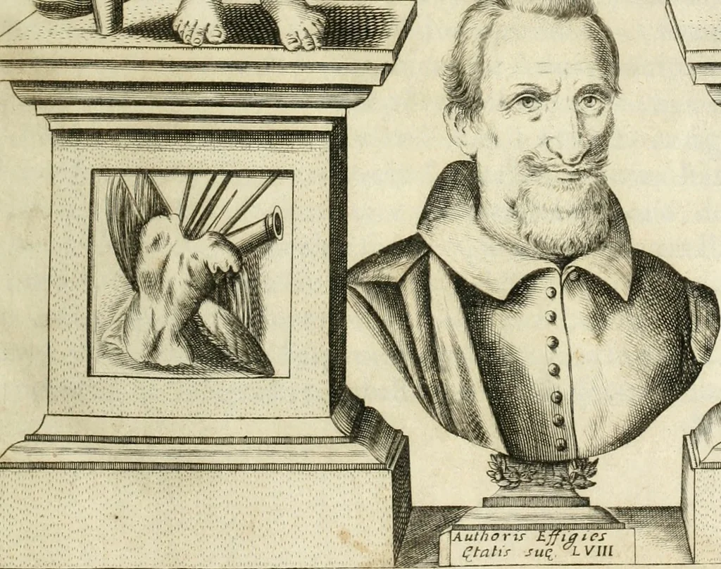 An illustration from Corona imperiale dell' architettura militare, 1618, leaf 4