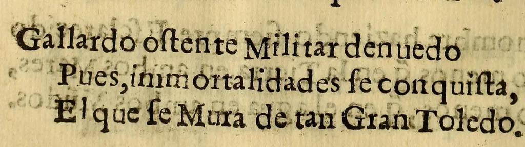 An illustration from Corona mural de Apolo. : Texida en las devidas alabancas, de el Exmo. Sor. D. Pedro de Toledo y Leyva marques de Mancera, señor de las Cinco Villas, del Consejo de Guerra, y gentilhombre de la camara de su Magestad, comendador de Esparragal, de la Orden de Alcantara, virrey gouernador, lugar teniente, y capitan general del Perù, Chile y Tierrafirme, &c. A la construccion de el valentissimo muro, con que cercò el puerto de el Callao: por los afectuosos hijos de las musas, y de este numeroso Lima. / Dada a la estampa. Por el Lic. D. Ioan de Escalona, y Aguero Dada a la estampa. Por el Lic. D. Ioan de Escalona, y Aguero., 1647, leaf 40