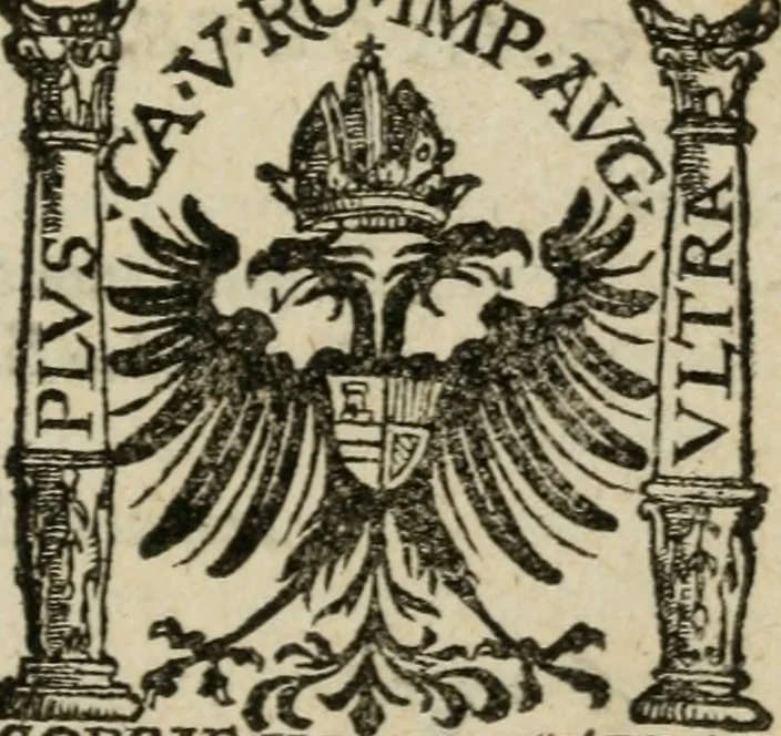 An illustration from Coronatio Caroli V caesaris avg. apvd Aqvisgranvm, 1550, leaf 4