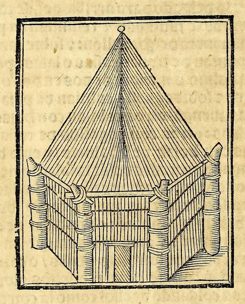 An illustration from Coronica delas Indias. La hystoria general de las Indias agora nueuamente impressa corregida y emendada. 1547 : y con la conquista del Peru, 1547, leaf 130