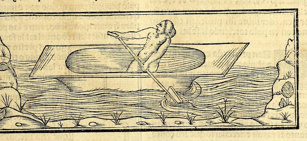 An illustration from Coronica delas Indias. La hystoria general de las Indias agora nueuamente impressa corregida y emendada. 1547 : y con la conquista del Peru, 1547, leaf 135