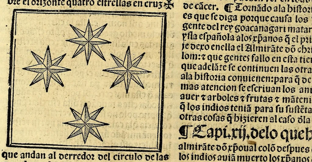 An illustration from Coronica delas Indias. La hystoria general de las Indias agora nueuamente impressa corregida y emendada. 1547 : y con la conquista del Peru, 1547, leaf 46